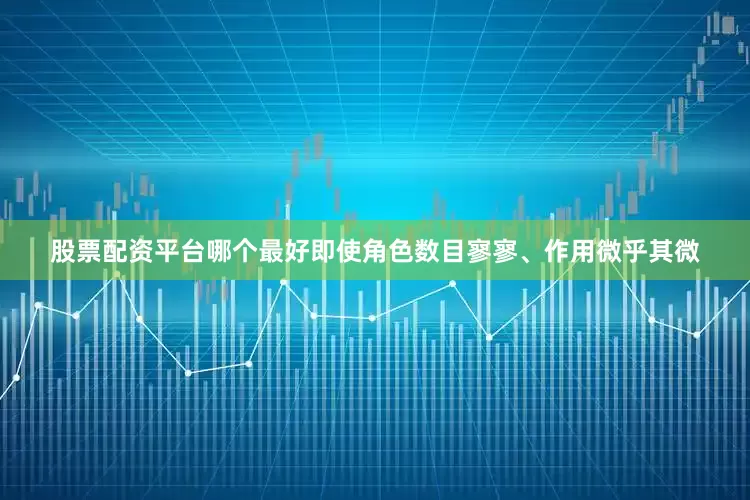 股票配资平台哪个最好即使角色数目寥寥、作用微乎其微